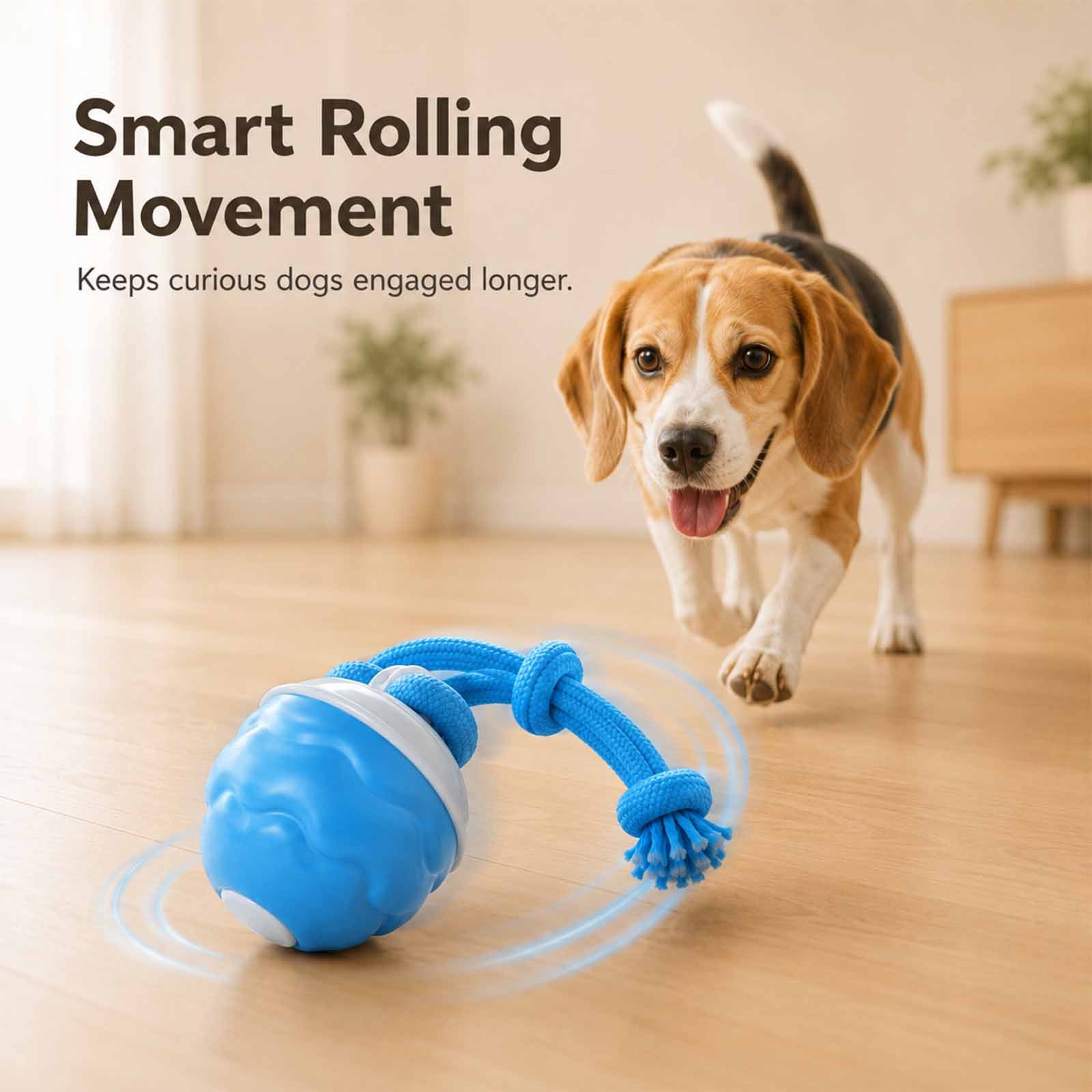 PALAPAW Chase Buddy™ — Interactive Chase Toy for Small & Medium Dogs