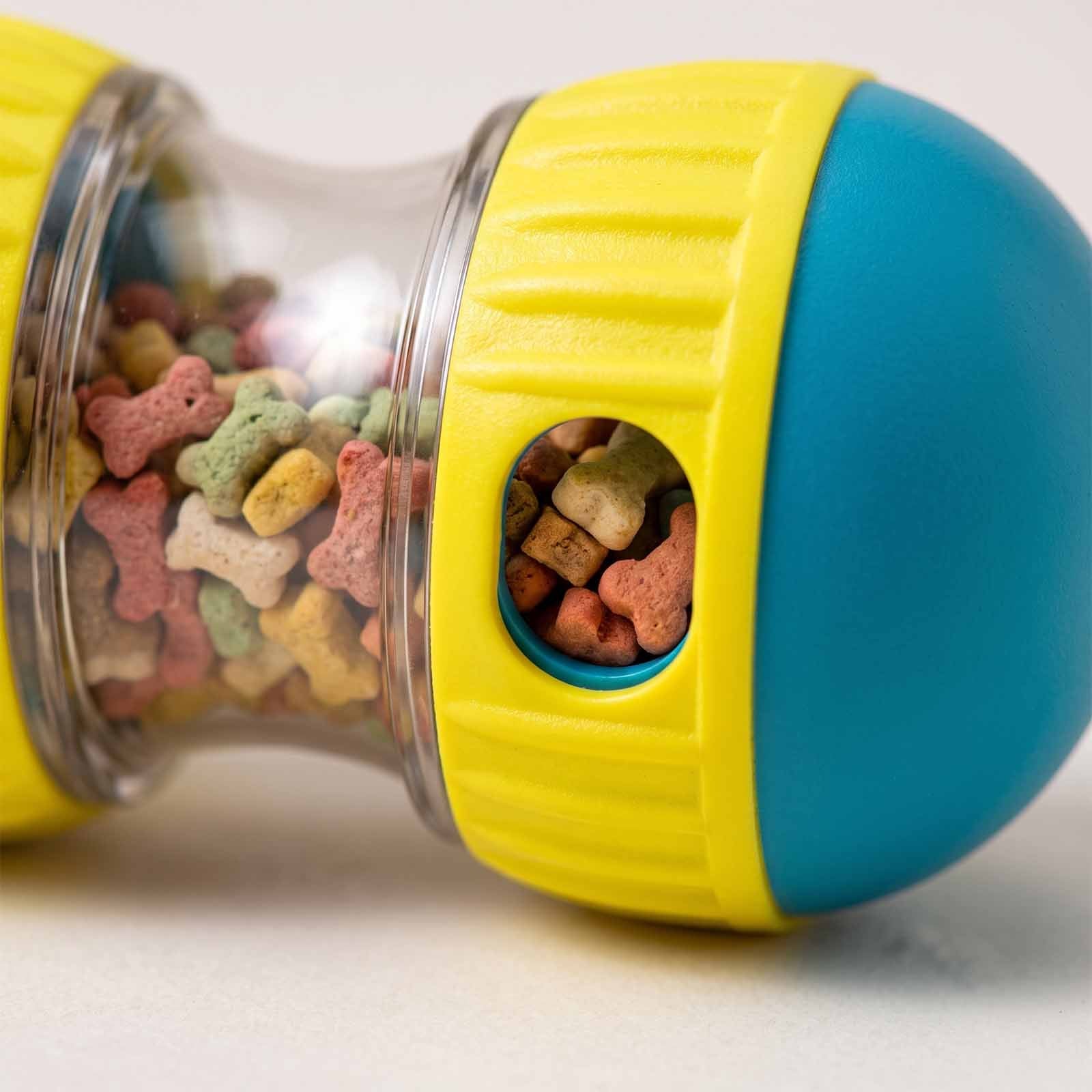 The Busy Ball — Slow Feeder & Treat-Dispensing Wobble Toy