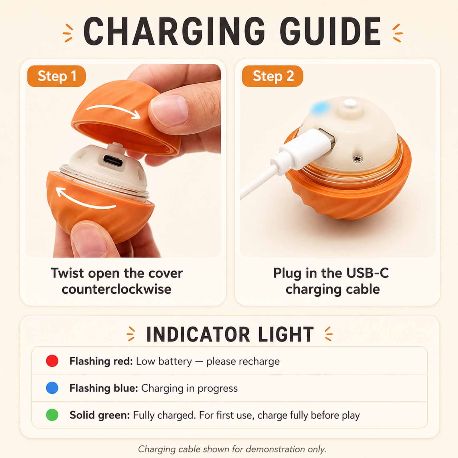 PALAPAW Zoomi Ball™ — Smart Interactive Dog Toy