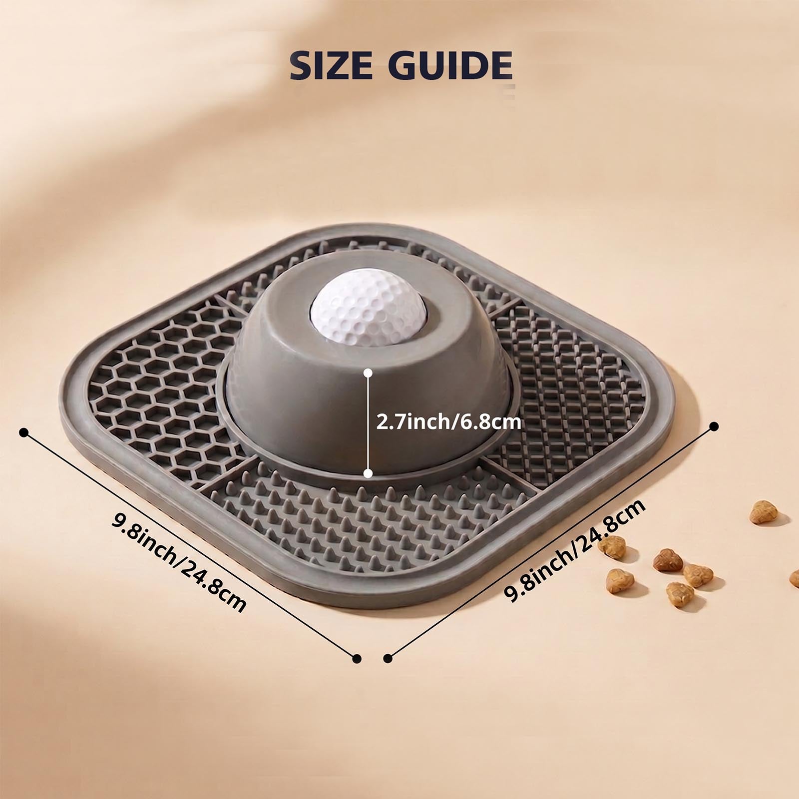 PALAPAW Calm Bowl — 2-in-1 Lick Mat & Slow Feeder for Dogs