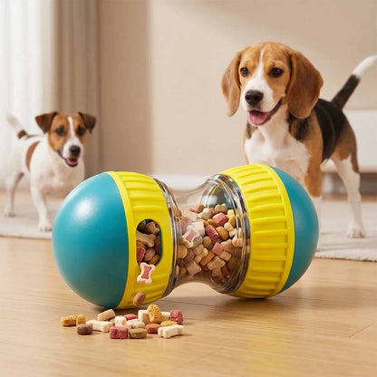 The Busy Ball — Slow Feeder & Treat-Dispensing Wobble Toy