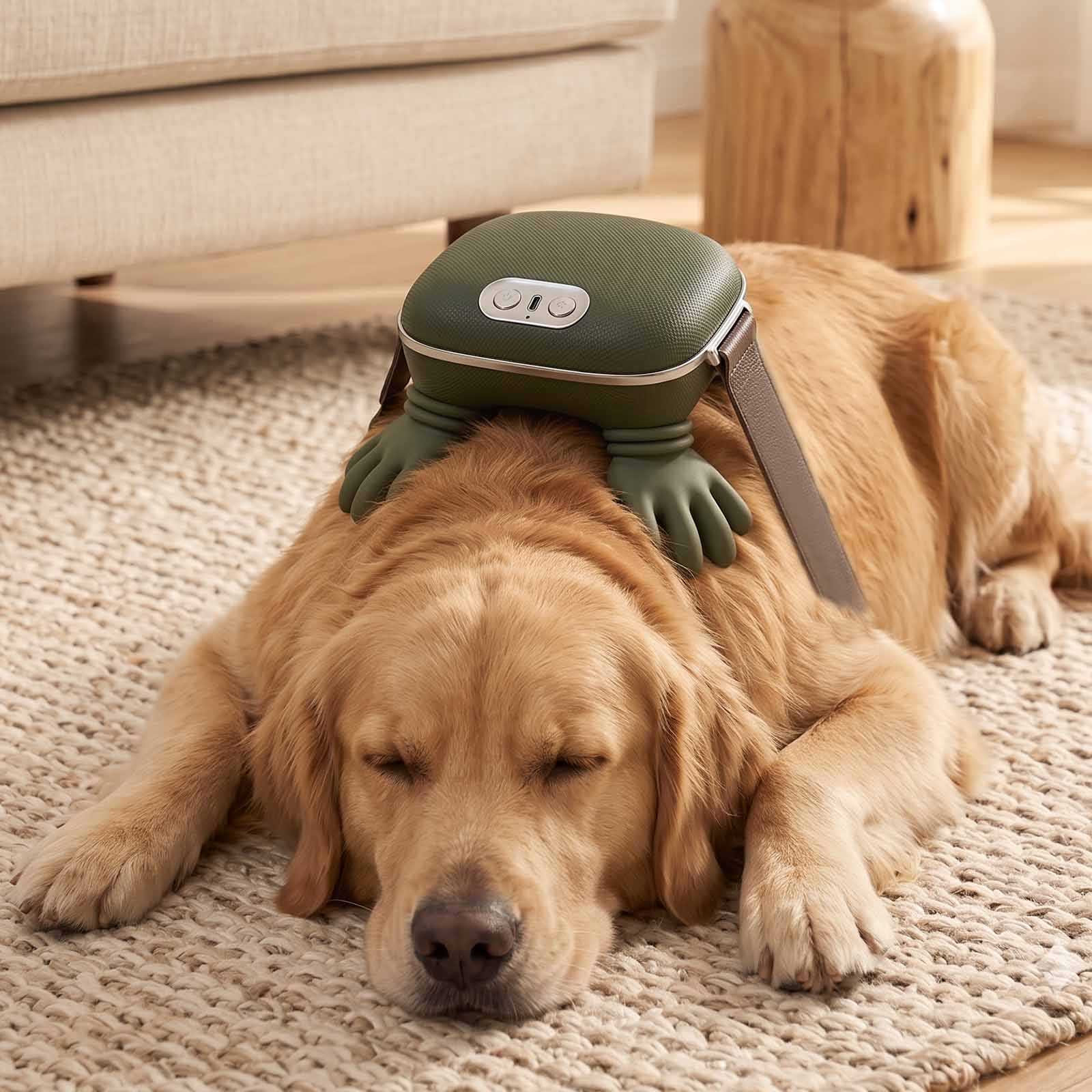 PALAPAW Calm Companion - Heated Massager for Restless & Senior Dogs